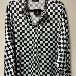 LALA Checkered top - NWT (medium)